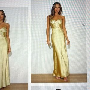 Wedding Dream MIDI Dress Gold
